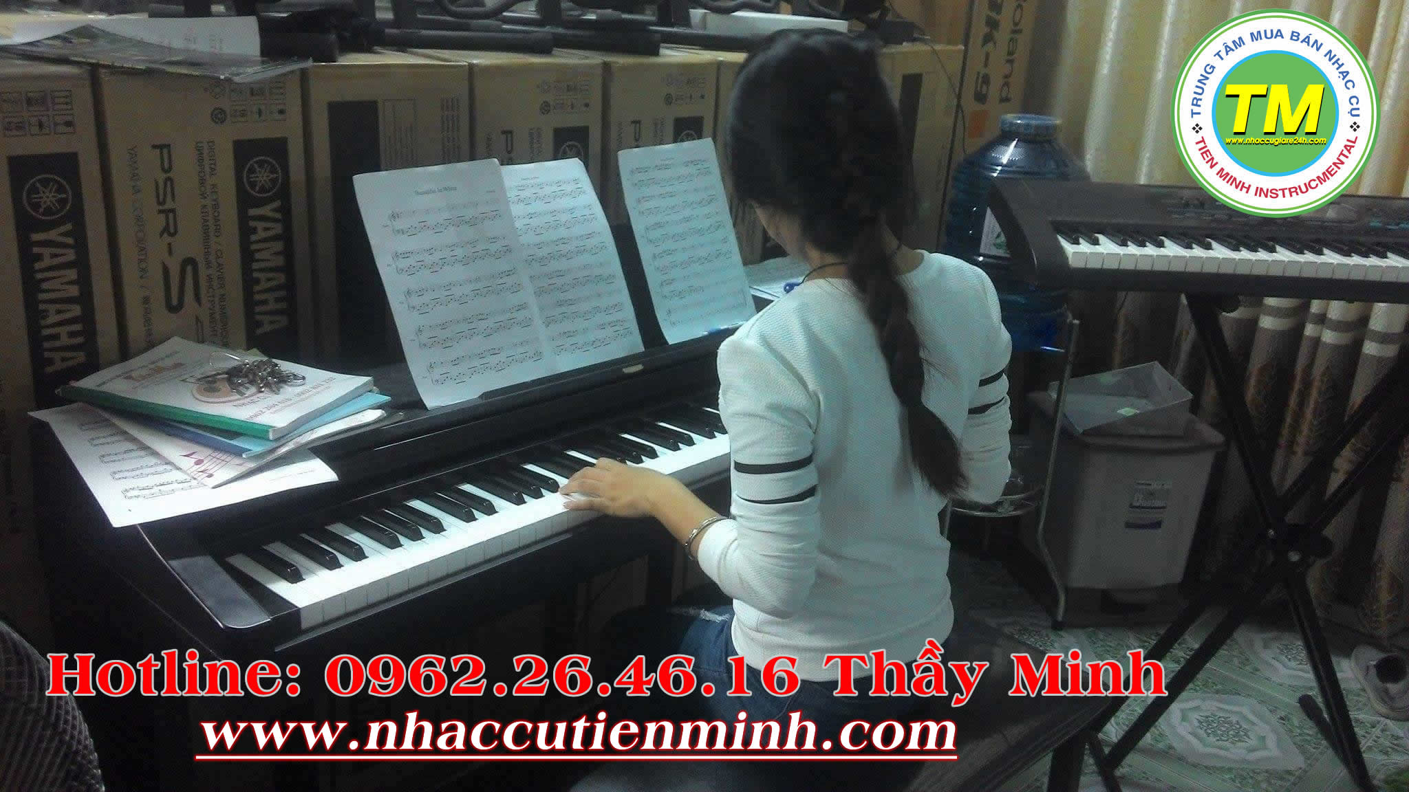Nơi học đàn piano tại quận 12 Tphcm | Trung tâm âm nhạc Tiến MInh